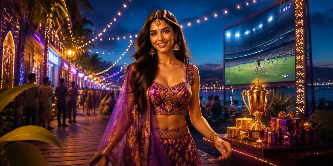 Players enjoying cricket betting with Bollywood ambiance